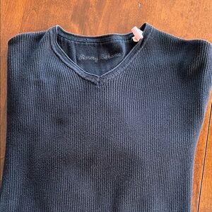 Tommy Bahama Black V-Neck Sweater